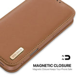 Dux Ducis iPhone 17 Pro Max/iPhone 18 Pro Max Kotelo Hivo Series Ruskea