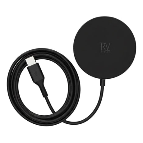 Rvelon Langaton MagSafe Laturi telineellä Qi2 15W USB-C Musta
