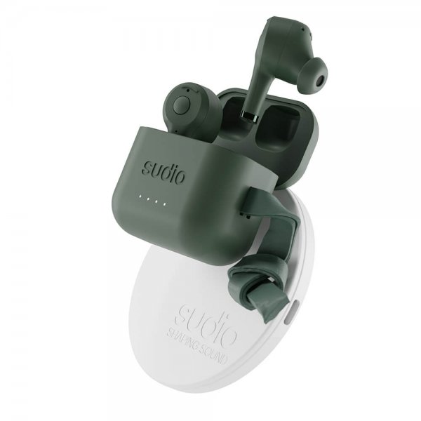 Sudio-kuulokkeet ETT LADD+ Bundle Qi-laturi TWS In-Ear Vihreä