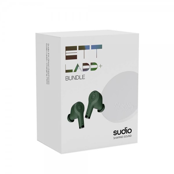 Sudio-kuulokkeet ETT LADD+ Bundle Qi-laturi TWS In-Ear Vihreä