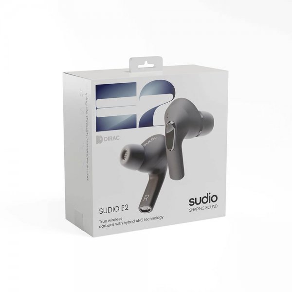 Sudio E2 Langattomat Kuulokkeet In-Ear TWS ANC Musta