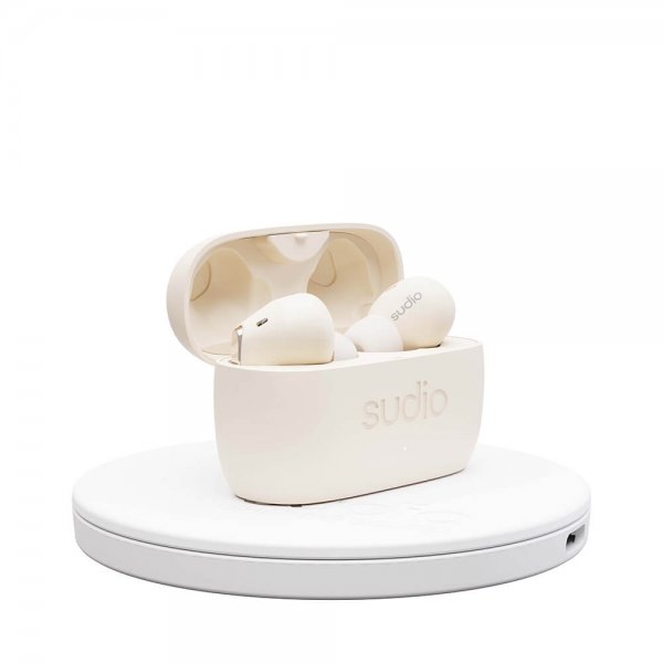 Sudio E2 Langattomat In-Ear TWS ANC -kuulokkeet, Chalk
