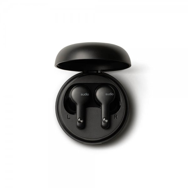 Sudio A2 True Wireless ANC -nappikuulokkeet, musta