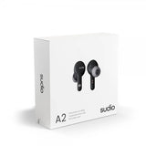 Sudio A2 True Wireless ANC -nappikuulokkeet, musta
