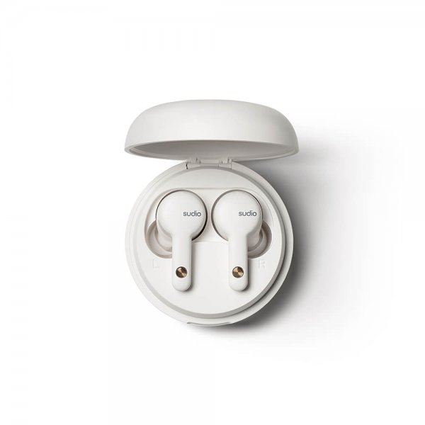 Sudio A2 True Wireless ANC -nappikuulokkeet, valkoinen