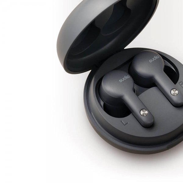 Sudio In-Ear A2 True Wireless ANC -kuulokkeet, antrasiitti