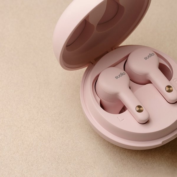 Sudio Kuulokkeet In-Ear A2 True Wireless ANC Pinkki