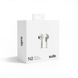 Sudio N2 In-Ear True Wireless -kuulokkeet, valkoinen