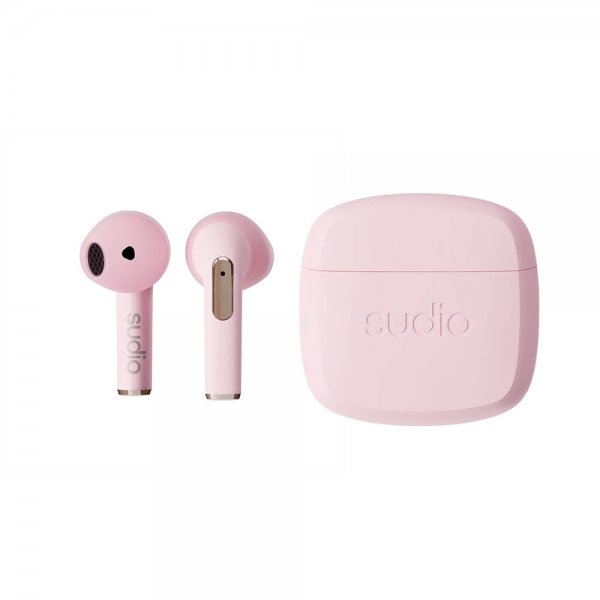 Sudio N2 True Wireless -nappikuulokkeet, pinkki