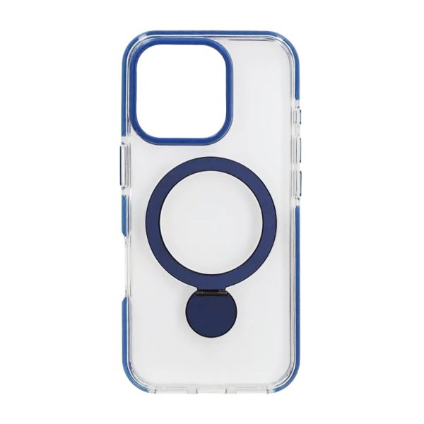 iPhone 16 Pro Kuori Sormusteline MagSafe Sininen