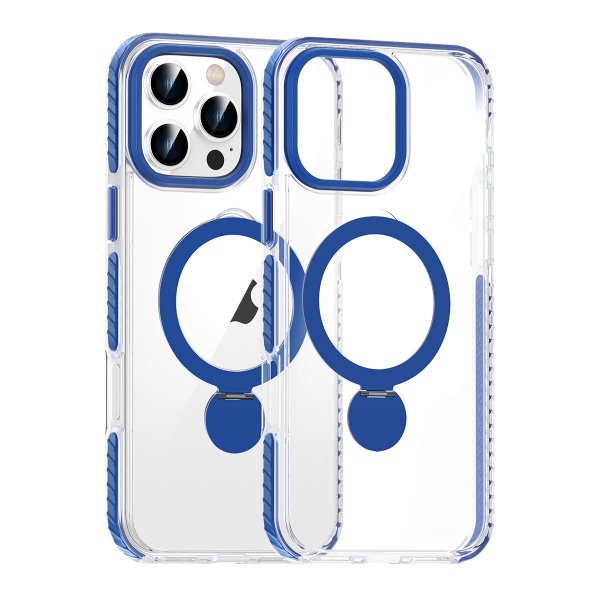 iPhone 16 Pro Kuori Sormusteline MagSafe Sininen