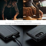 CaseMe Samsung Galaxy S25 Edge Kotelo 023 Series Musta