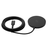 Rvelon Langaton MagSafe Laturi telineellä Qi2 15W USB-C Musta