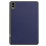 Samsung Galaxy Tab S11 Ultra/S12 Ultra Kotelo Tri-Fold Kynäloukero Sininen