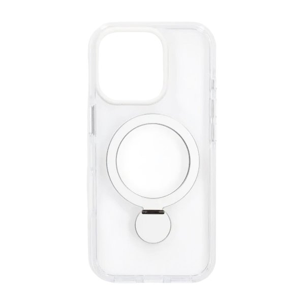 iPhone 16 Pro Kuori Sormusteline MagSafe Läpinäkyvä
