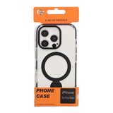 iPhone 16 Pro Max Kuoret Sormusteline MagSafe Musta