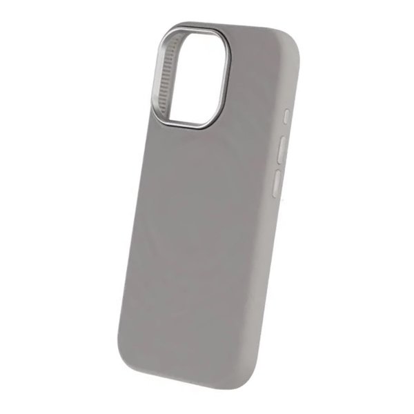 iPhone 17 Kuoret Silikoni MagSafe Vaaleanharmaa
