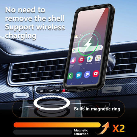 Redpepper Samsung Galaxy S26 Kuori Vesitiiveys IP68 MagSafe Musta