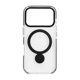 iPhone 17 Pro -kuori, rengasjalusta, MagSafe, musta