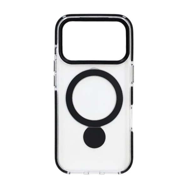 iPhone 17 Pro Max Kuori Sormusteline MagSafe Musta