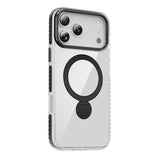iPhone 17 Pro -kuori, rengasjalusta, MagSafe, musta