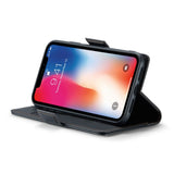 CaseMe iPhone Xs Max Kotelo 023 Series Musta
