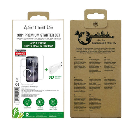 4smarts iPhone 17 Pro Max/iPhone 18 Pro Max 3in1 Premium -aloitussetti