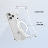 4smarts iPhone 17 Pro/iPhone 18 Pro Kuori Ibiza MagSafe Kirkas