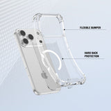 4smarts iPhone 17 Pro Max/iPhone 18 Pro Max Kuori Ibiza MagSafe Kirkas