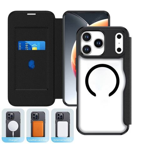 4smarts iPhone 17 Pro Max/iPhone 18 Pro Max Kotelo Urban Pro MagSafe Musta