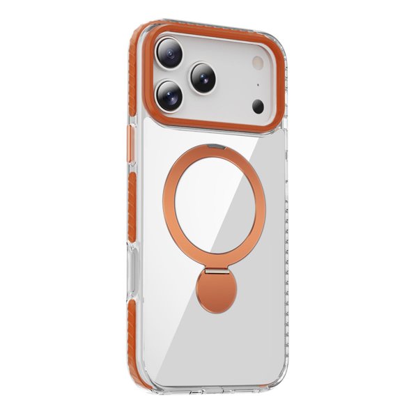 iPhone 17 Pro Max Kuori Sormusteline MagSafe Oranssi