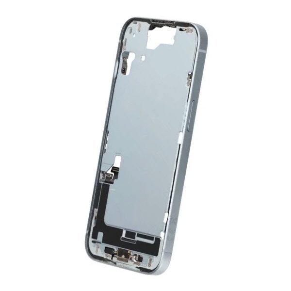 Keskirunko pikkutarvikkeineen iPhone 15 - Puhelimelle - Sininen OEM