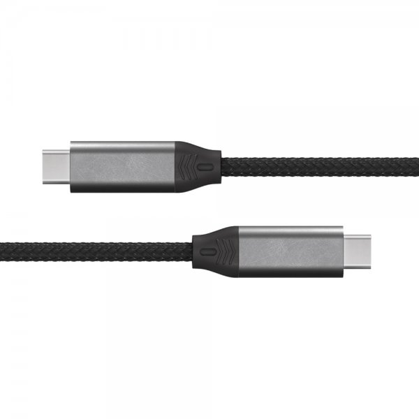 X2O USB-C–USB-C-kaapeli Longlife 240W USB4 1m Musta