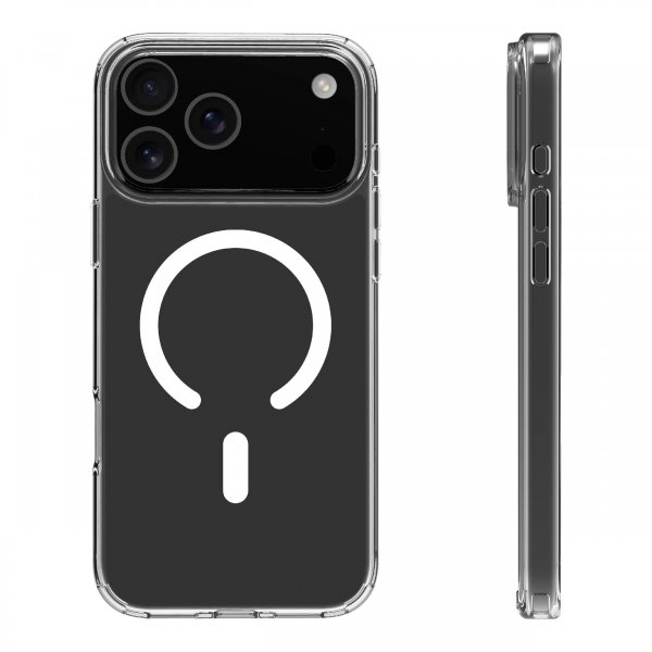 X2O iPhone 17 Pro Max -kuori Mag Clear Läpinäkyvä
