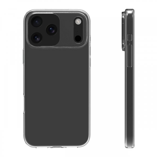 X2O iPhone 17 Pro Max Kuori Soft Clear Cover Läpinäkyvä