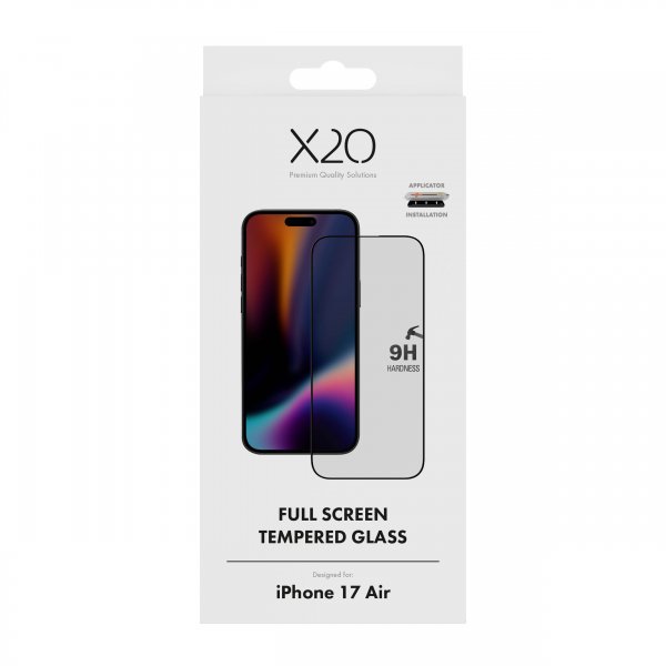 X2O iPhone Air -näytönsuoja koko näytölle