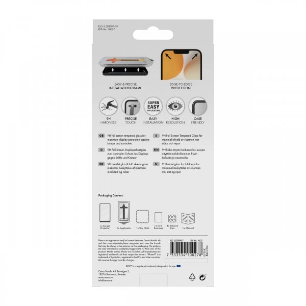 X2O iPhone 17 -näytönsuoja koko näytölle