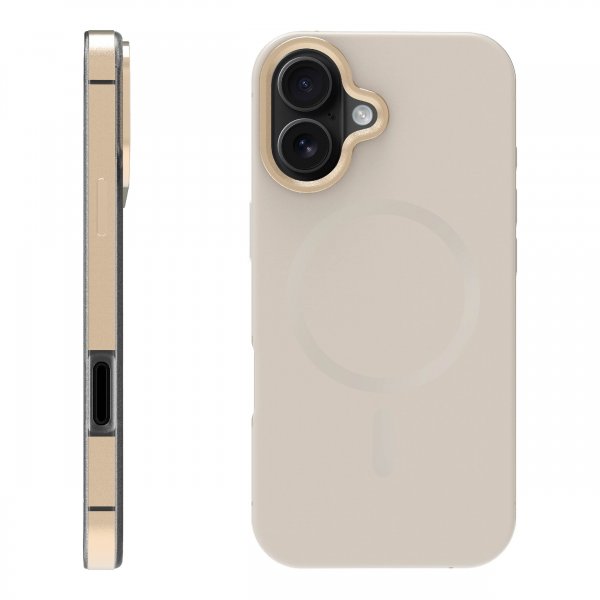 X2O iPhone 17 -kuori, Mag Metal, kulta