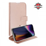 X2O iPhone 17 Classic Wallet -suojakotelo, ruusukulta