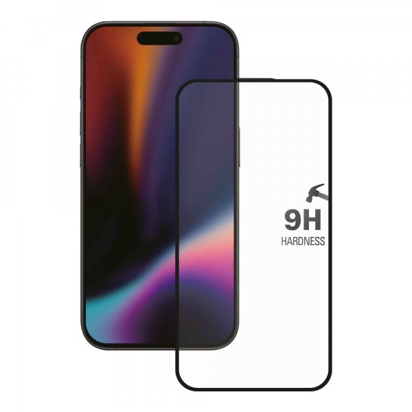 X2O iPhone 14 Pro/iPhone 15 -näytönsuoja, koko näyttö