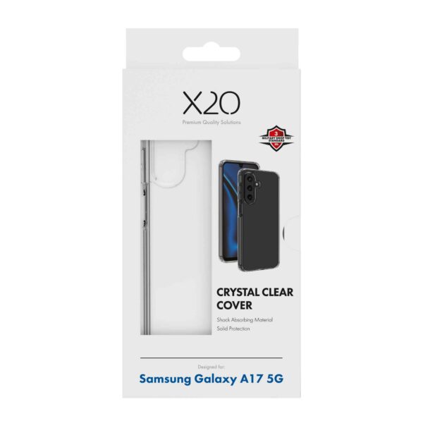 X2O Samsung Galaxy A17 Kuoret Crystal Clear Läpinäkyvä