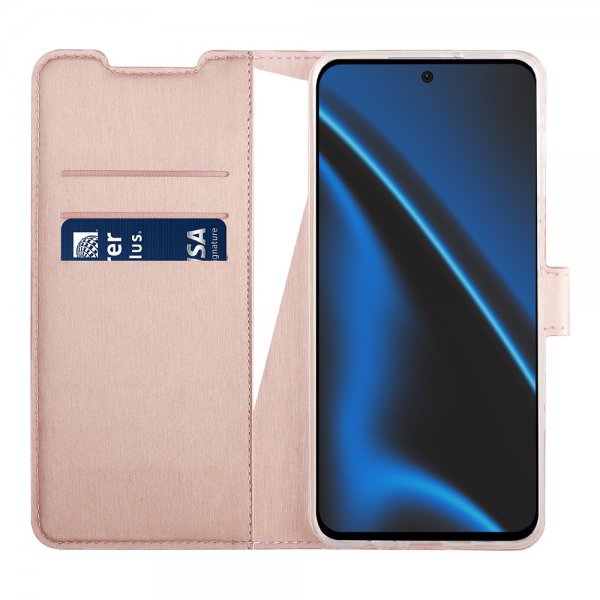 X2O Samsung Galaxy A36/Galaxy A56 Kotelo Classic Wallet Ruusukulta