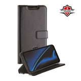 X2O Samsung Galaxy XCover 7 Pro Classic Wallet -suojakotelo, musta
