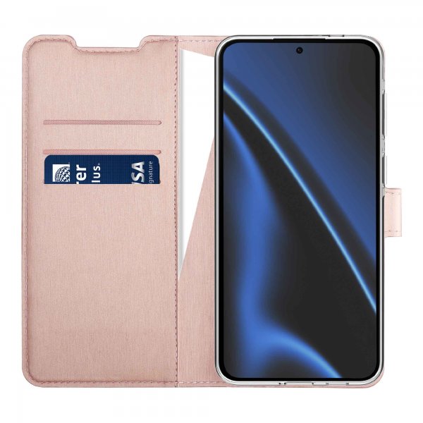 X2O Samsung Galaxy A57 Kotelo Classic Wallet Ruusukulta