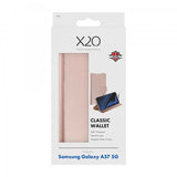 X2O Samsung Galaxy A57 Kotelo Classic Wallet Ruusukulta