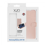 X2O Samsung Galaxy A57 Kotelo Classic Wallet Ruusukulta