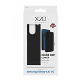 X2O Samsung Galaxy A37 -suojakuori, Color Soft, musta