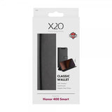 X2O Honor 400 Smart Case Classic Wallet Musta