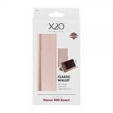 X2O Honor 400 Smart Kotelo Classic Wallet Ruusukulta