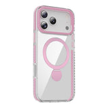iPhone 17 Pro -kuori, rengasjalusta, MagSafe, pinkki